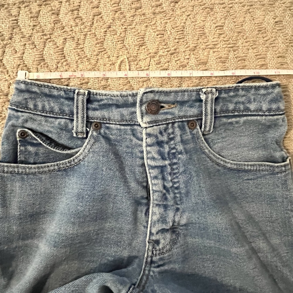 Calvin Klein VTG Women Straight Leg Jeans High Waist Straight Leg 22x26 Altered* - Picture 10 of 10
